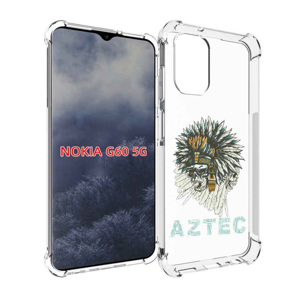 

Чехол MyPads скелет индеец для Nokia G60 5G, Прозрачный, Tocco