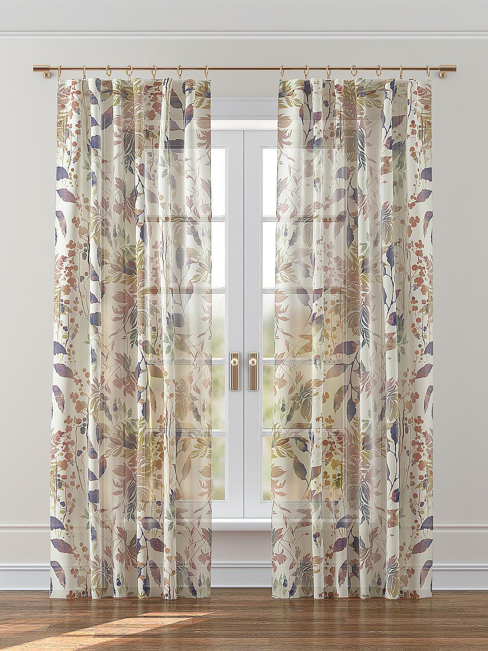 

Тюль для комнаты AT HOME / Вуаль 150х260 см / Пейнти, 972024