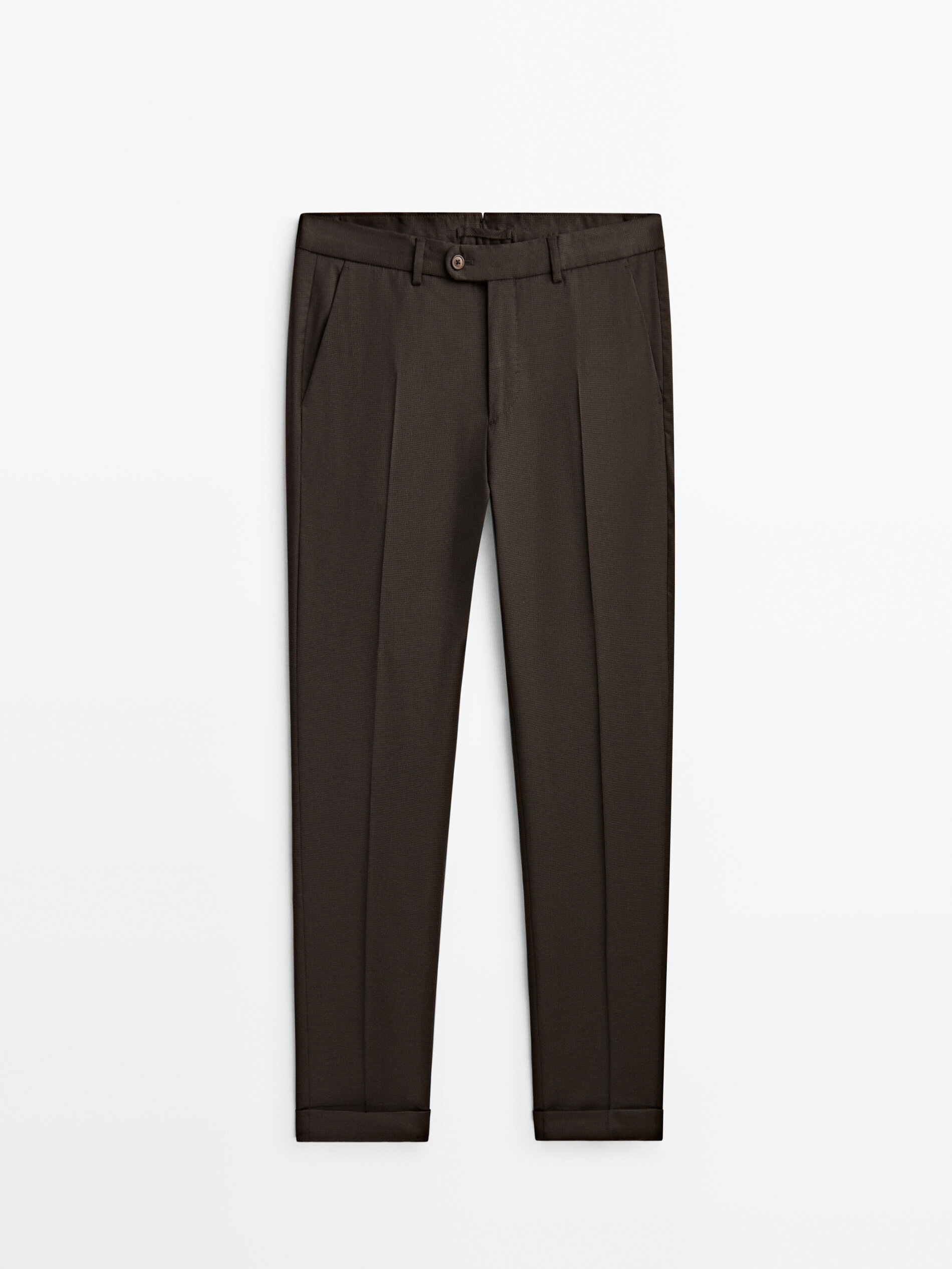 

Брюки мужские Massimo Dutti 00094188700 коричневые 44, 00094188700