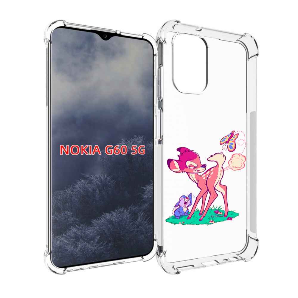 

Чехол MyPads смешной олененок для Nokia G60 5G, Прозрачный, Tocco