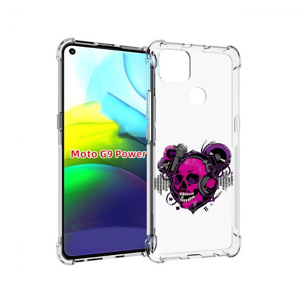

Чехол MyPads череп 1 для Motorola Moto G9 Power, Прозрачный, Tocco