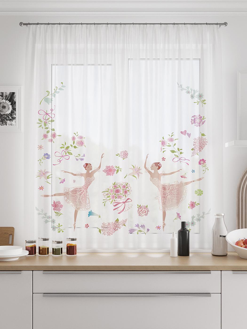 

Тюль AT HOME / шторы в комнату 150х180 см / Балианс, 519013