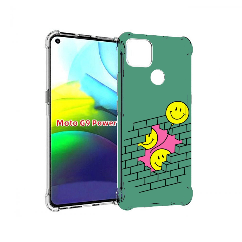

Чехол MyPads шарики в стене для Motorola Moto G9 Power, Прозрачный, Tocco