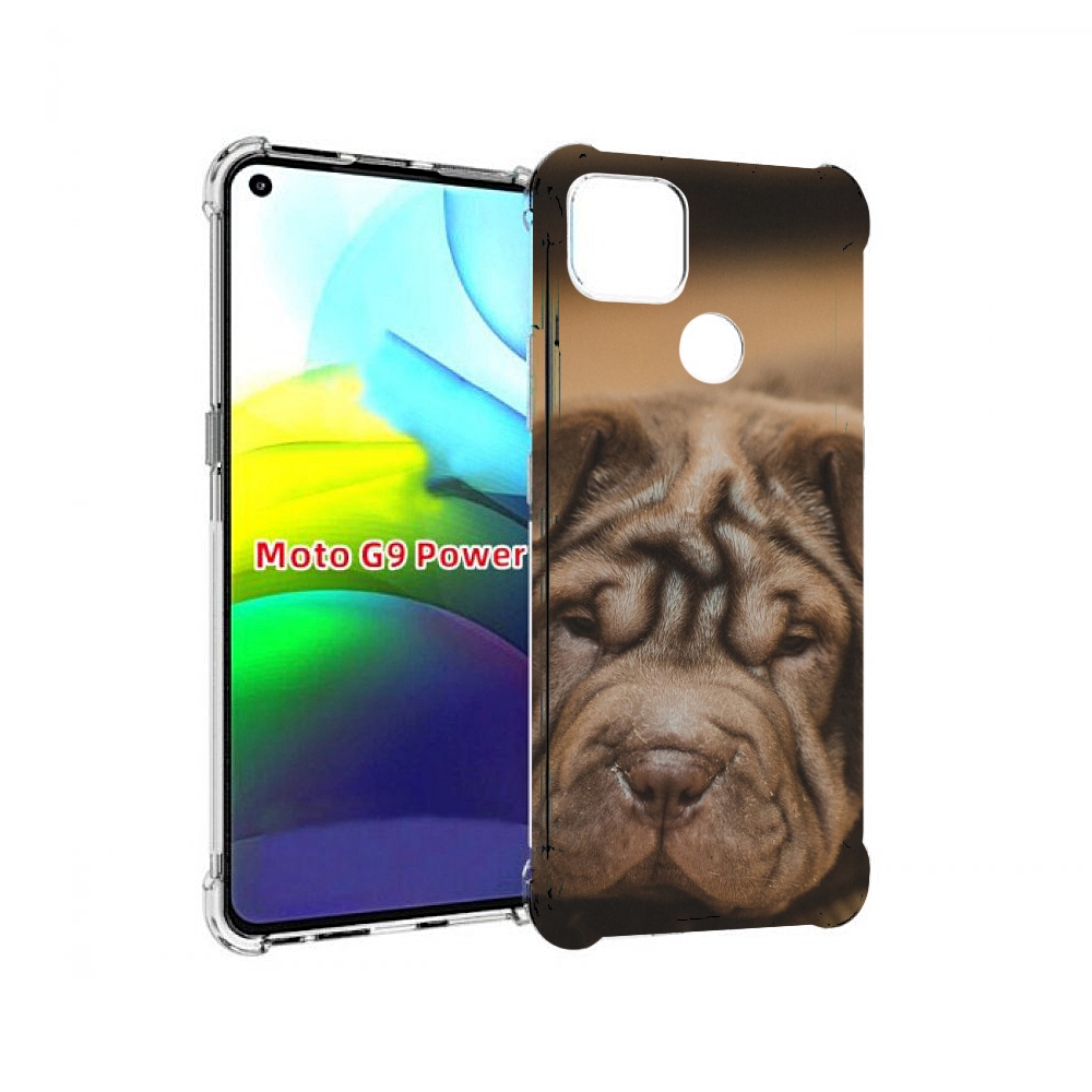 

Чехол MyPads шарпеи для Motorola Moto G9 Power, Прозрачный, Tocco