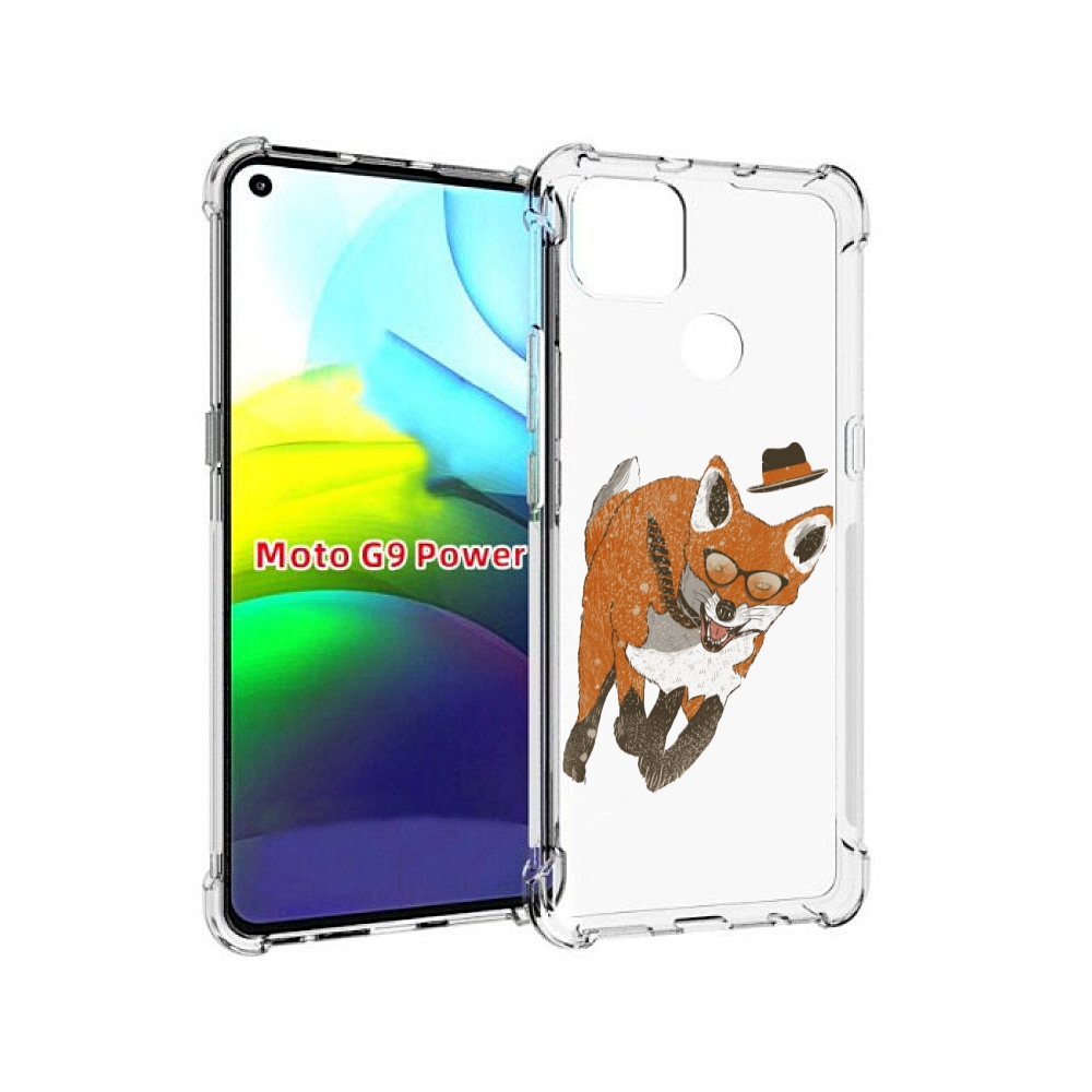 

Чехол MyPads шустрый лис для Motorola Moto G9 Power, Прозрачный, Tocco