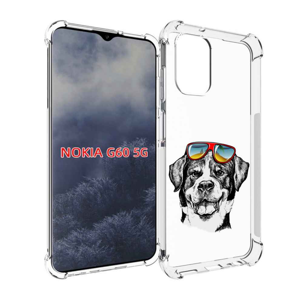 

Чехол MyPads счастливая собака для Nokia G60 5G, Прозрачный, Tocco