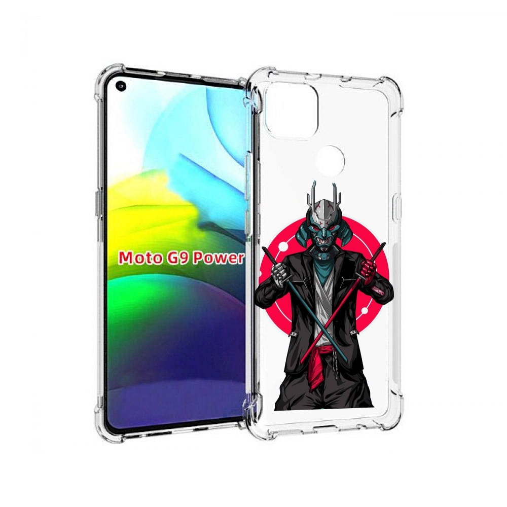 

Чехол MyPads якудза с катанами для Motorola Moto G9 Power, Прозрачный, Tocco