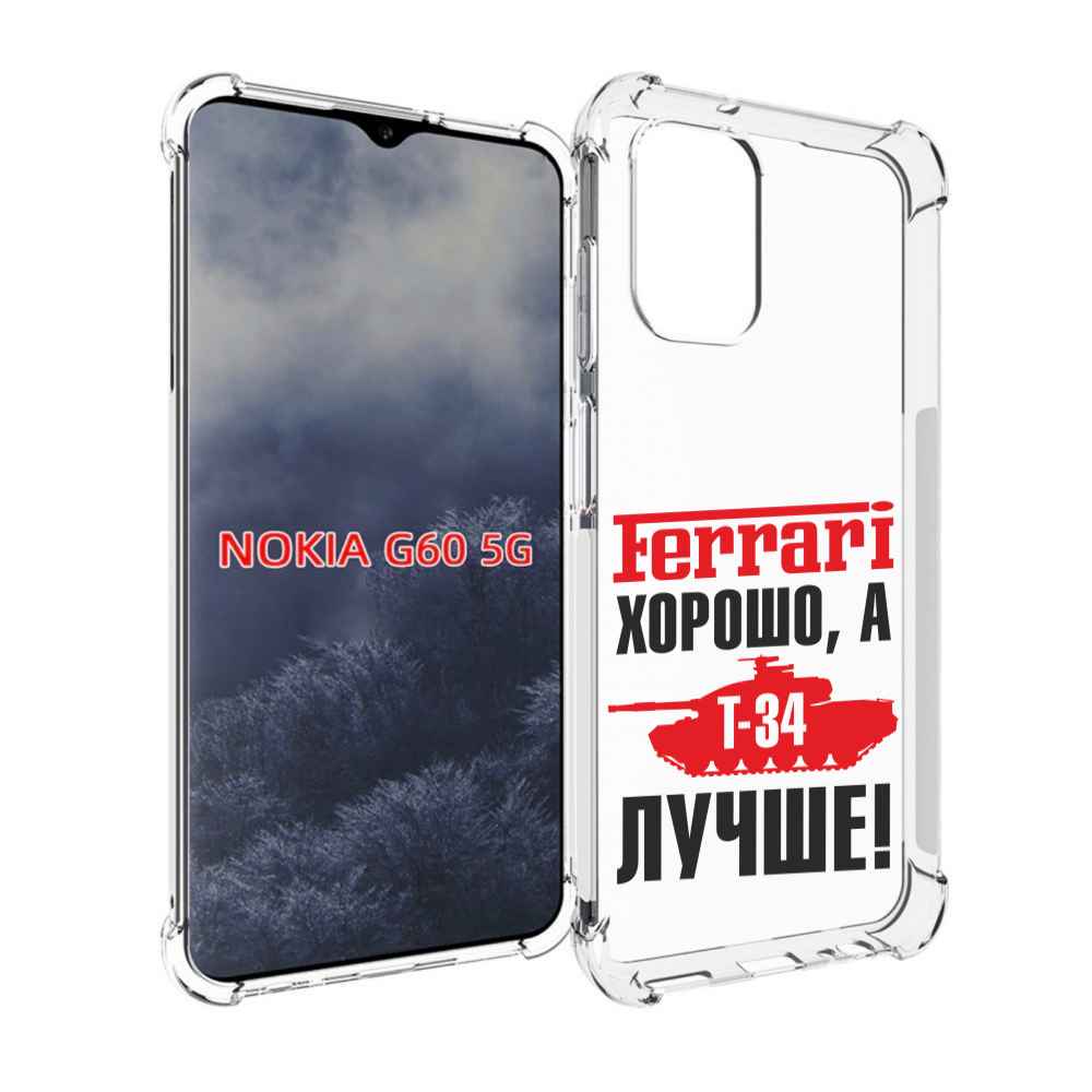

Чехол MyPads т 34 лучше для Nokia G60 5G, Прозрачный, Tocco