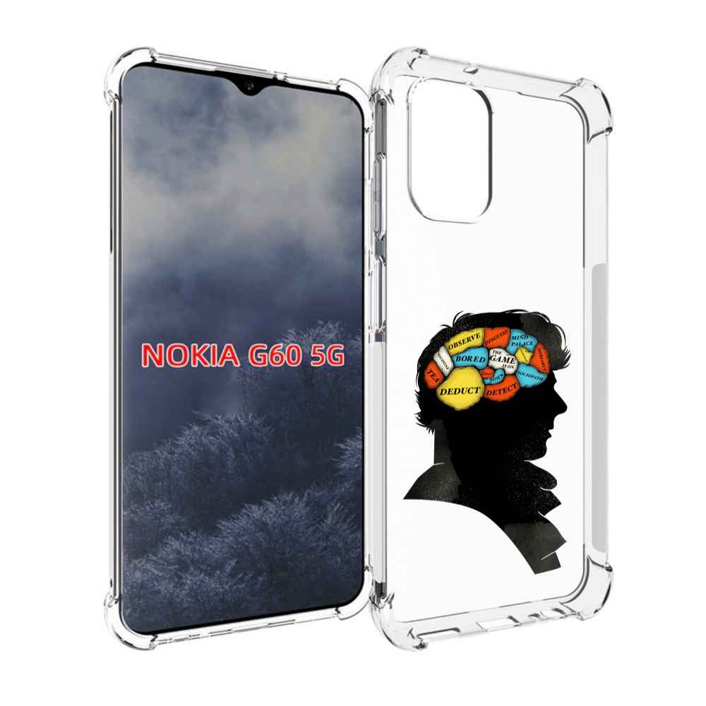 

Чехол MyPads темный рисунок для Nokia G60 5G, Прозрачный, Tocco