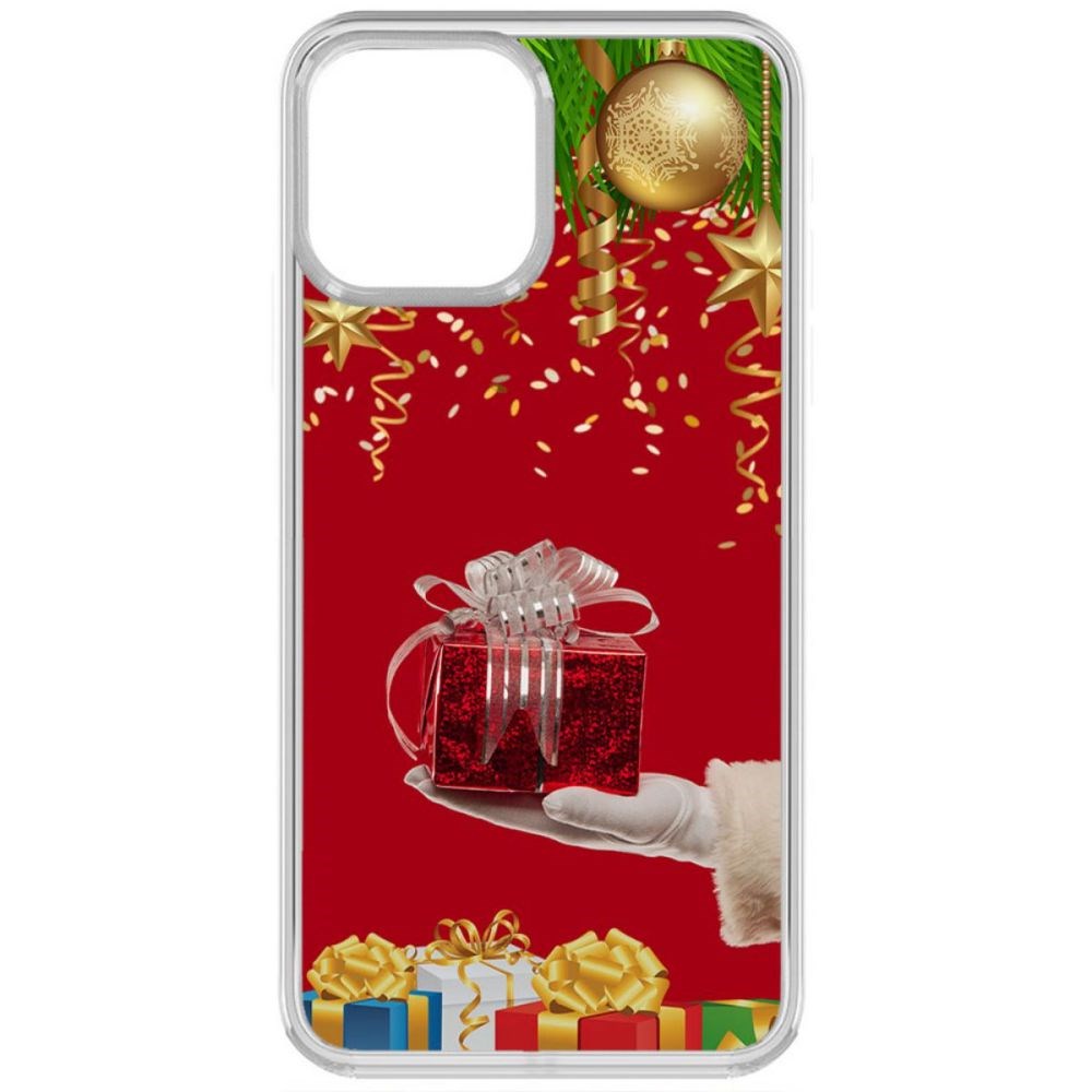 

Чехол-накладка Krutoff Clear Case Подарки для iPhone 13