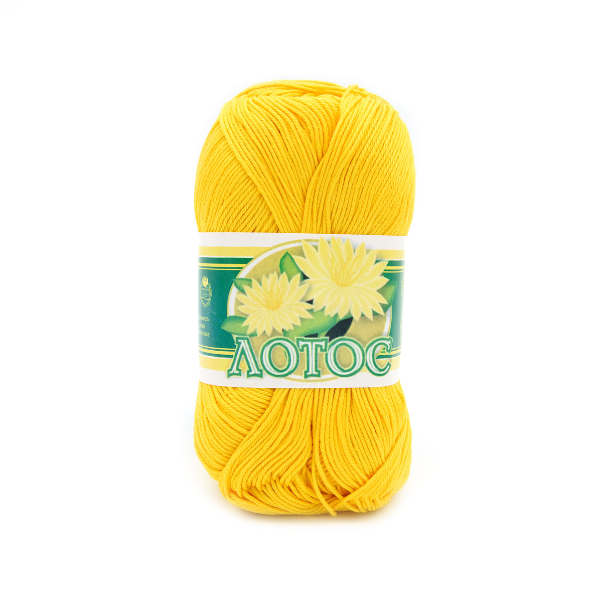

Пряжа ПНК Им. Кирова 135005_00007 Лотос 0305 жёлтый, Лотос