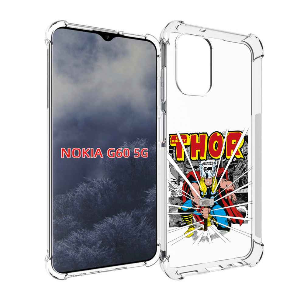 

Чехол MyPads тор рисунок для Nokia G60 5G, Прозрачный, Tocco