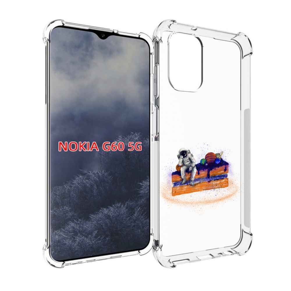 

Чехол MyPads торт с планетами для Nokia G60 5G, Прозрачный, Tocco