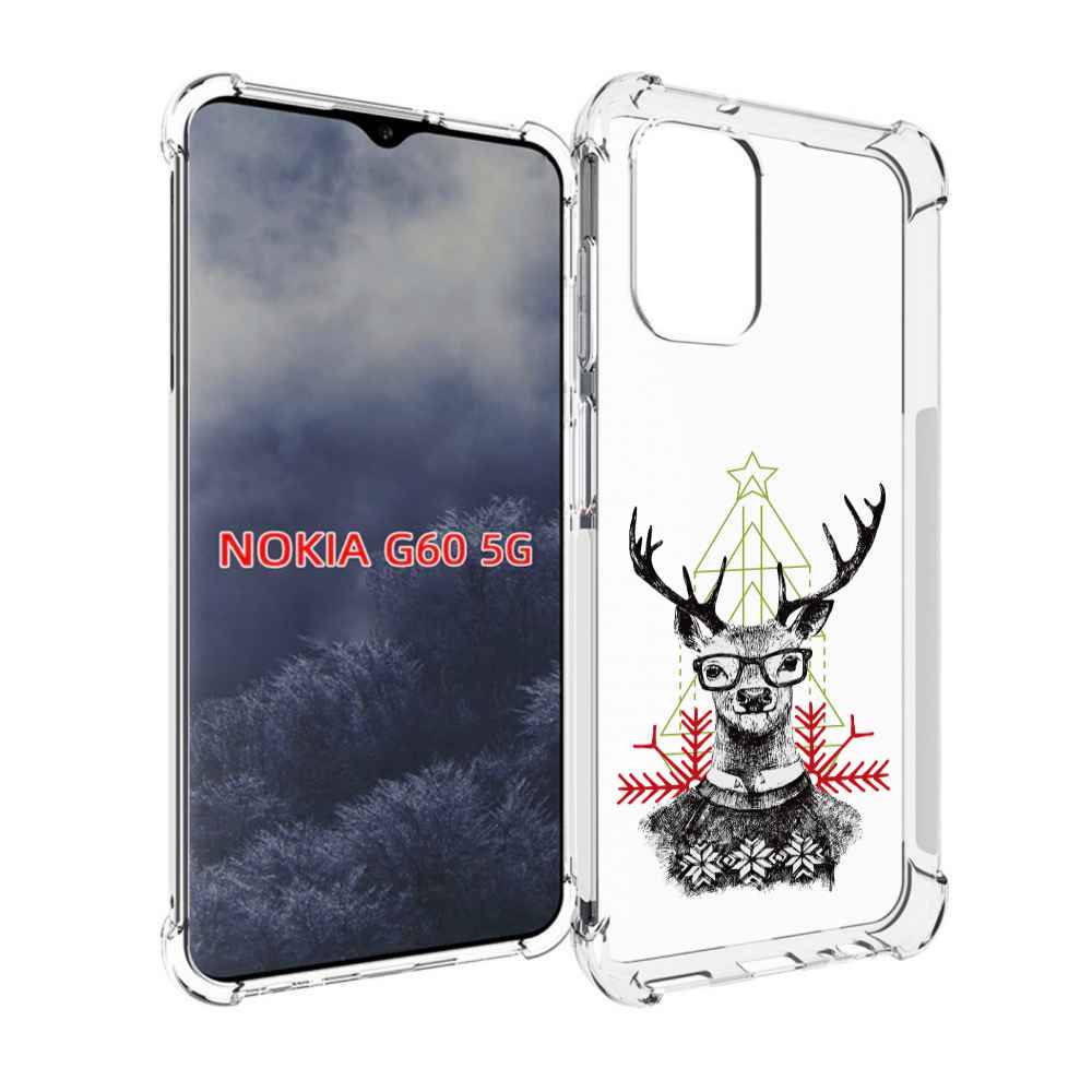 

Чехол MyPads умный олень для Nokia G60 5G, Прозрачный, Tocco