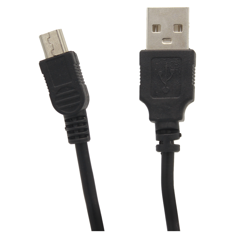 

Кабель для Nokia 6300 USB - mini USB 1 м, черный