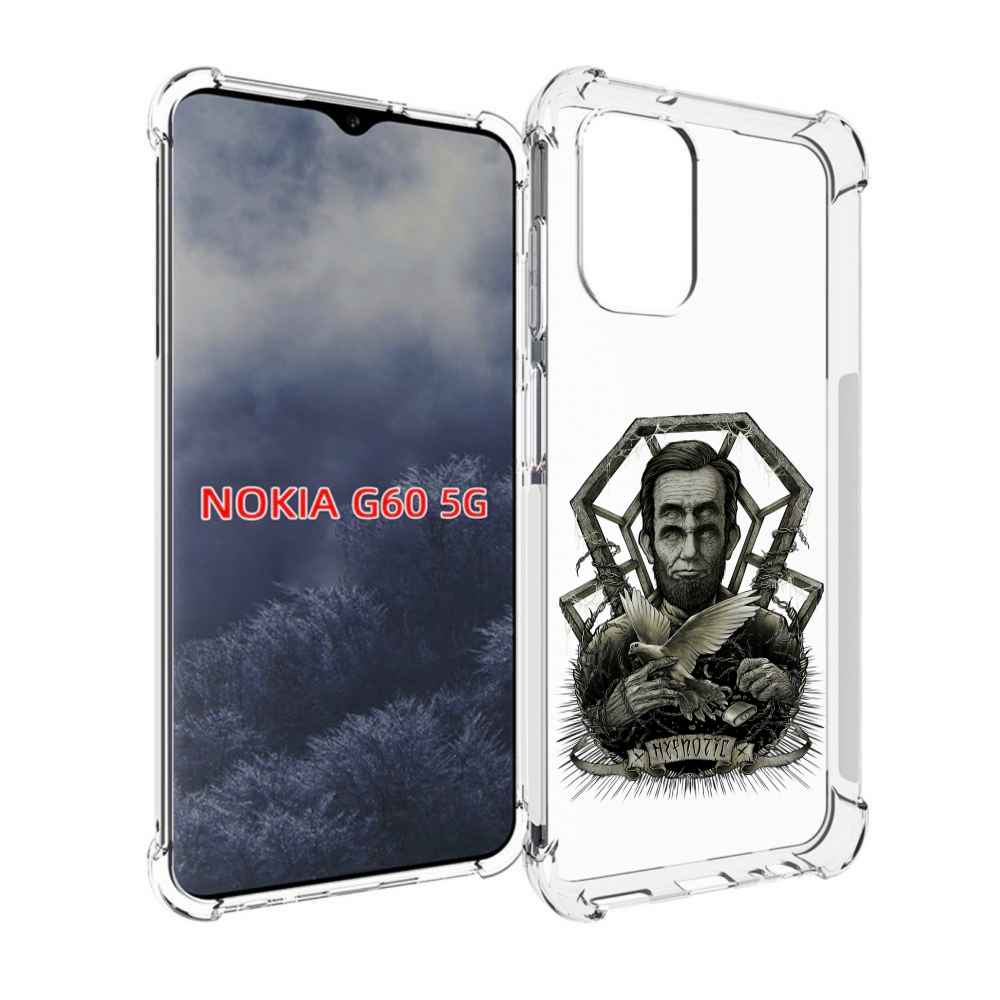 

Чехол MyPads франклин абстракция для Nokia G60 5G, Прозрачный, Tocco