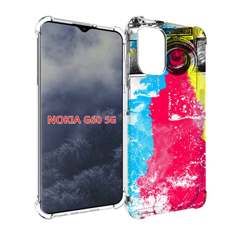 

Чехол MyPads цветной фотоаппарат для Nokia G60 5G, Прозрачный, Tocco
