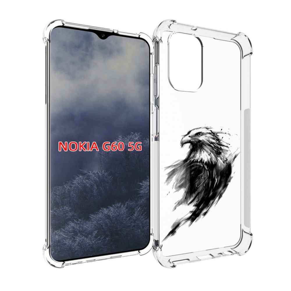 

Чехол MyPads чб птица для Nokia G60 5G, Прозрачный, Tocco