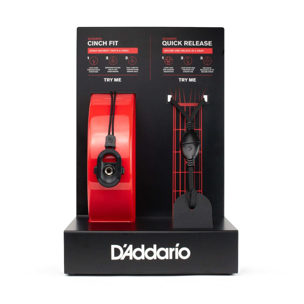 

PW-AGSLD Демонстрационный стенд для систем крепления гитарных ремней, D'Addario