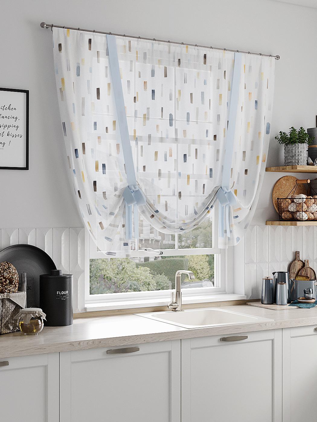 

Тюль AT HOME / шторы в комнату 150х150 см / Афронс, 518032