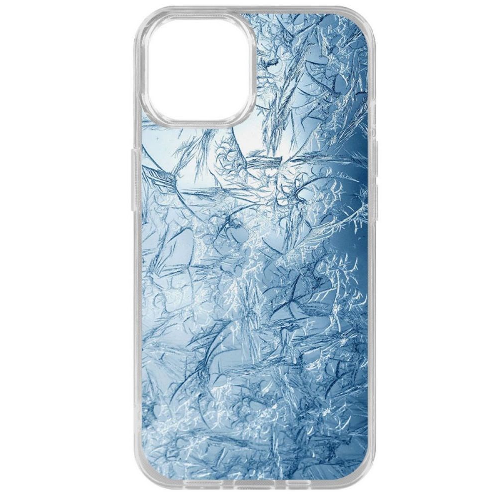 Чехол-накладка Krutoff Clear Case Лед для iPhone 14