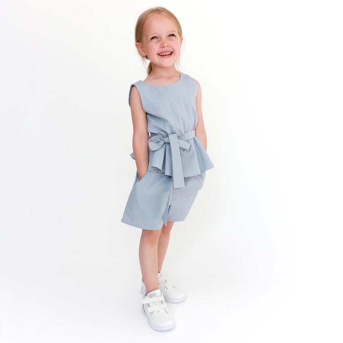 

Комплект для девочки (майка и шорты) KAFTAN, 36 (134-140), голубой, Summer cotton KAFTAN KIDS