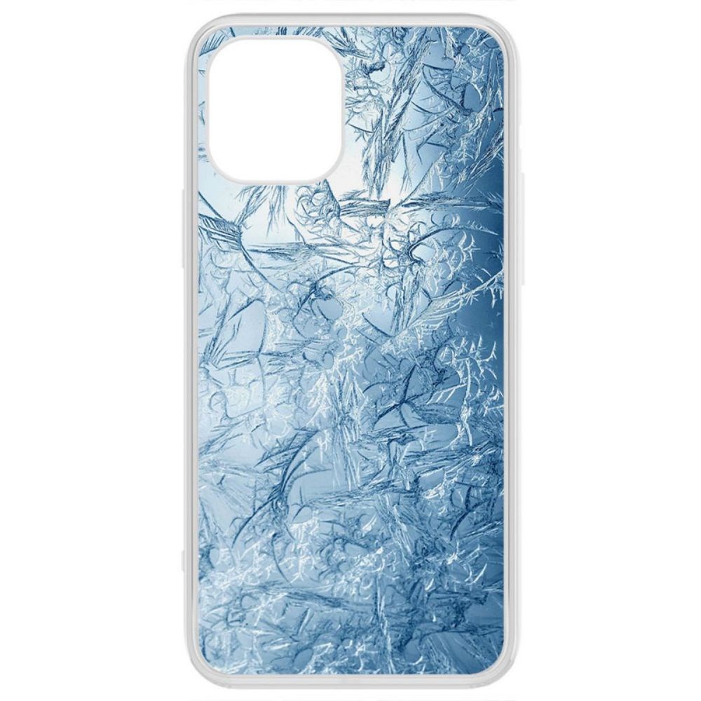 

Чехол-накладка Krutoff Clear Case Лед для iPhone 12, Прозрачный