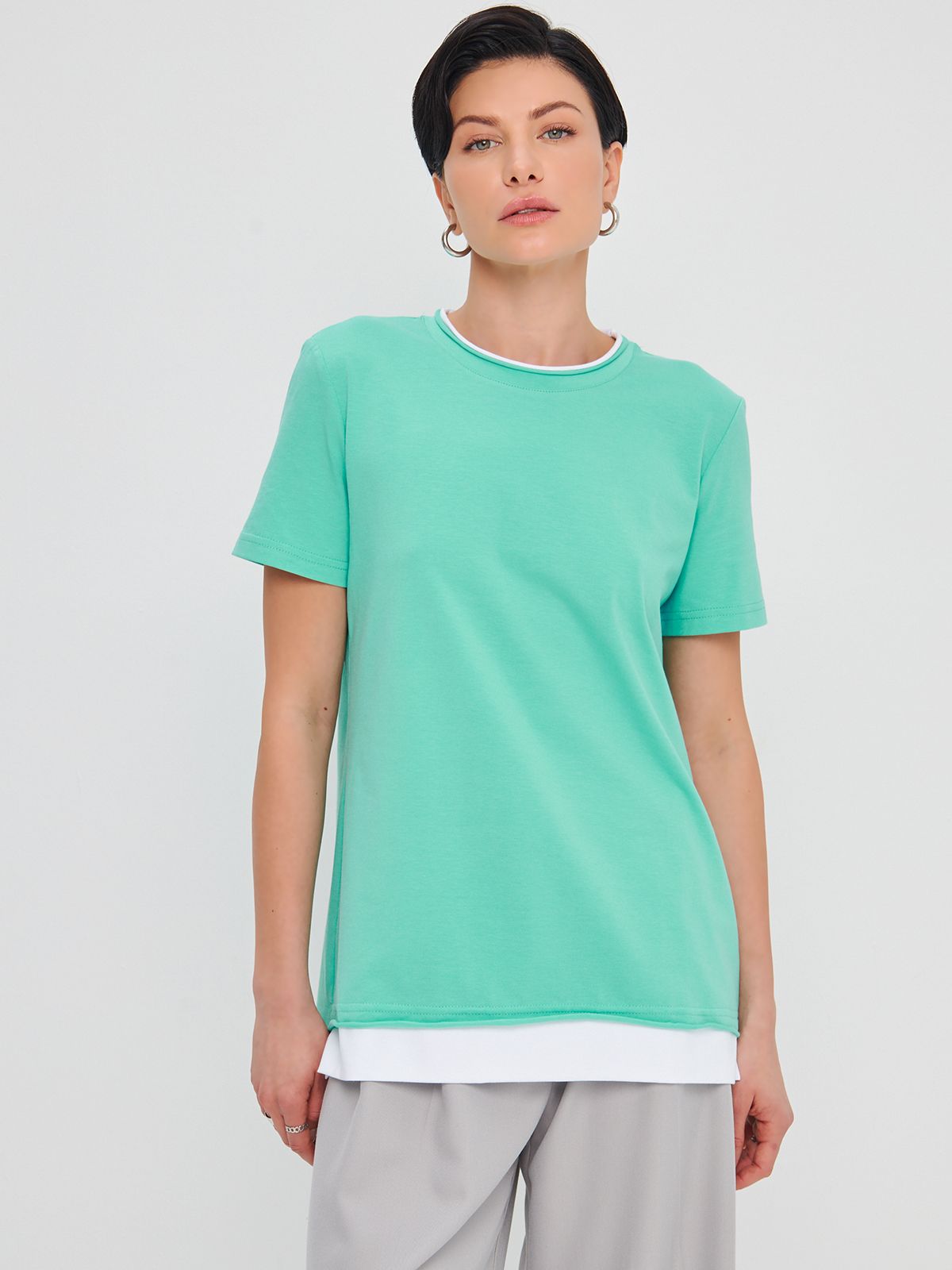 

Футболка женская HIGH TEMP 1188K2 голубая 58/60 RU, Голубой, 1188K2