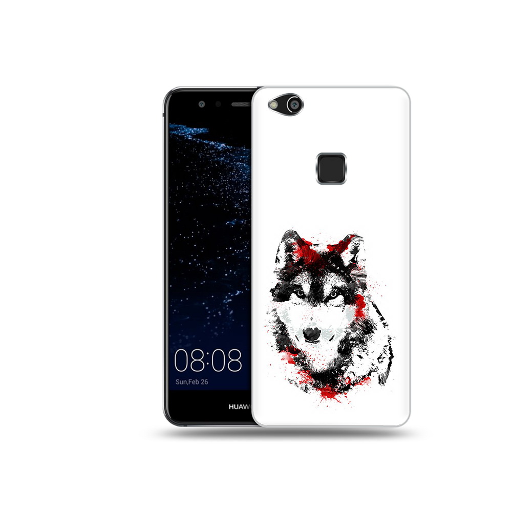 

Чехол MyPads Tocco для Huawei P10 Lite кровавый волк (PT62135.59.416), Прозрачный, Tocco