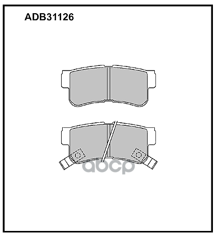 

Тормозные колодки ALLIED NIPPON ADB31126