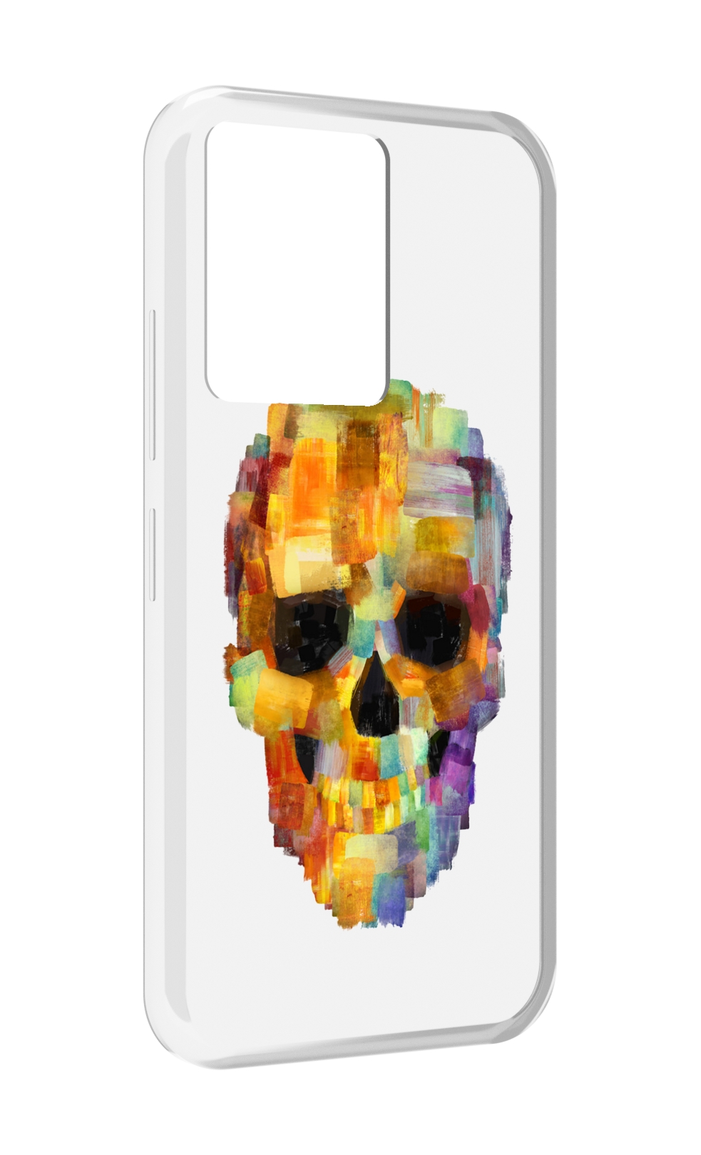 

Чехол MyPads нарисованный череп для Infinix Note 12 5G X671 / Note 12 Pro 5G, Прозрачный, Tocco