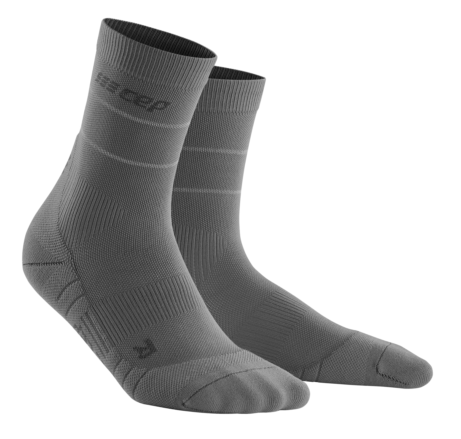 фото Носки унисекс cep reflective crew socks c103r серые 47-50