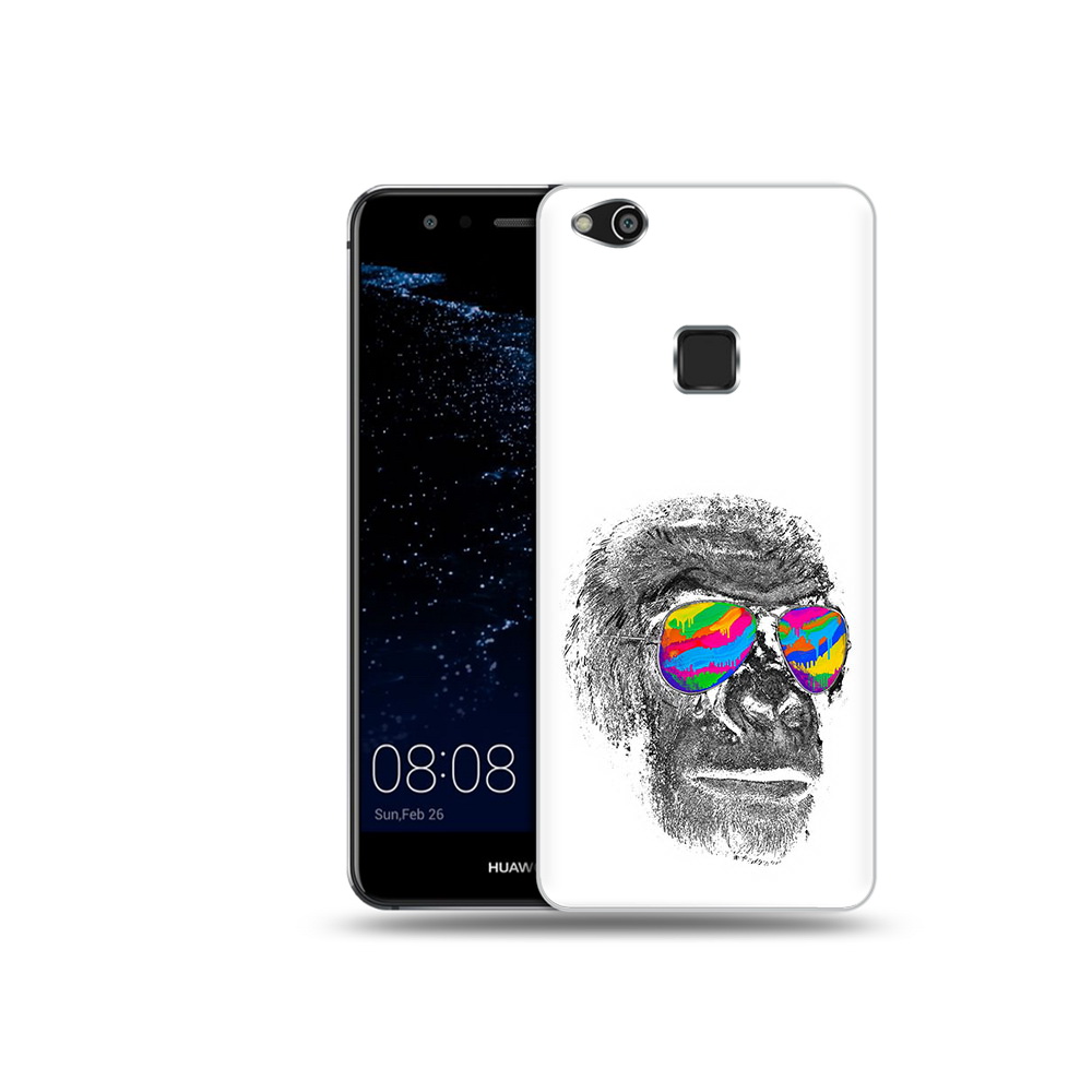 Чехол MyPads Tocco для Huawei P10 Lite крутая обезьяна в очках (PT62135.59.422)