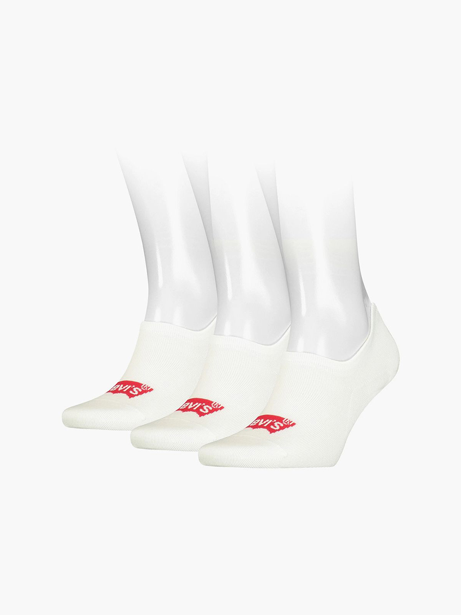 

Носки мужские Levi's LEVIS FOOTIE HIGH RISE BA белые 35, LEVIS FOOTIE HIGH RISE BA