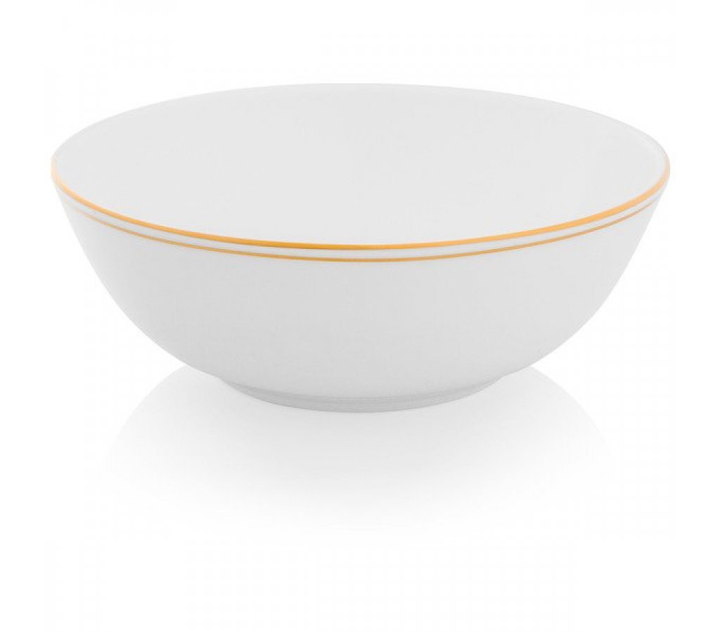 

Салатник индивидуальный 720 мл Lenox Федеральный, золотой кант, Белый;золотистый, 53950-15