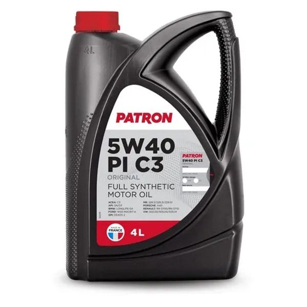 Моторное масло PATRON синтетическое ORIGINAL 5W40 PI C3 4л