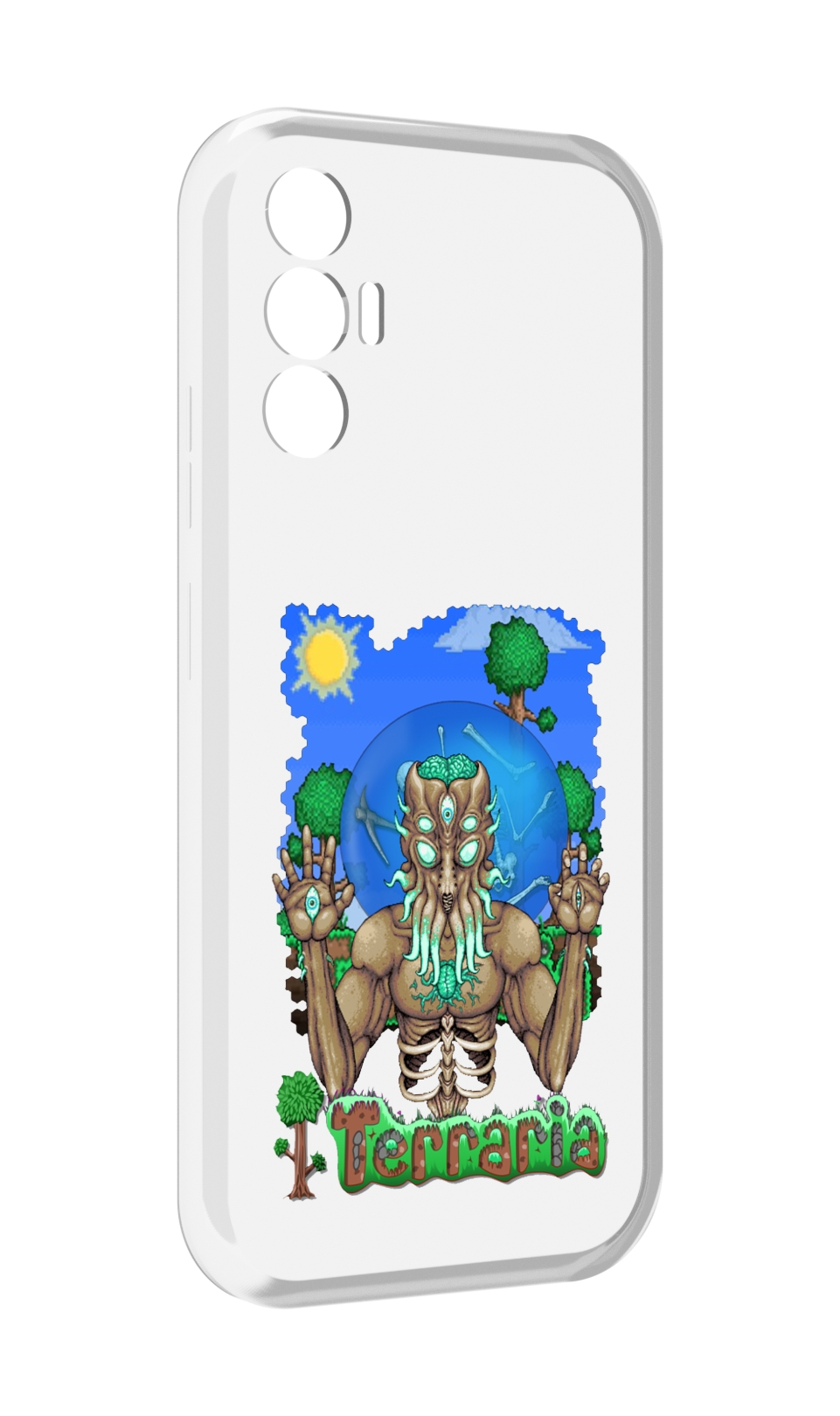 

Чехол MyPads Террария для Tecno Pova 3, Прозрачный, Tocco