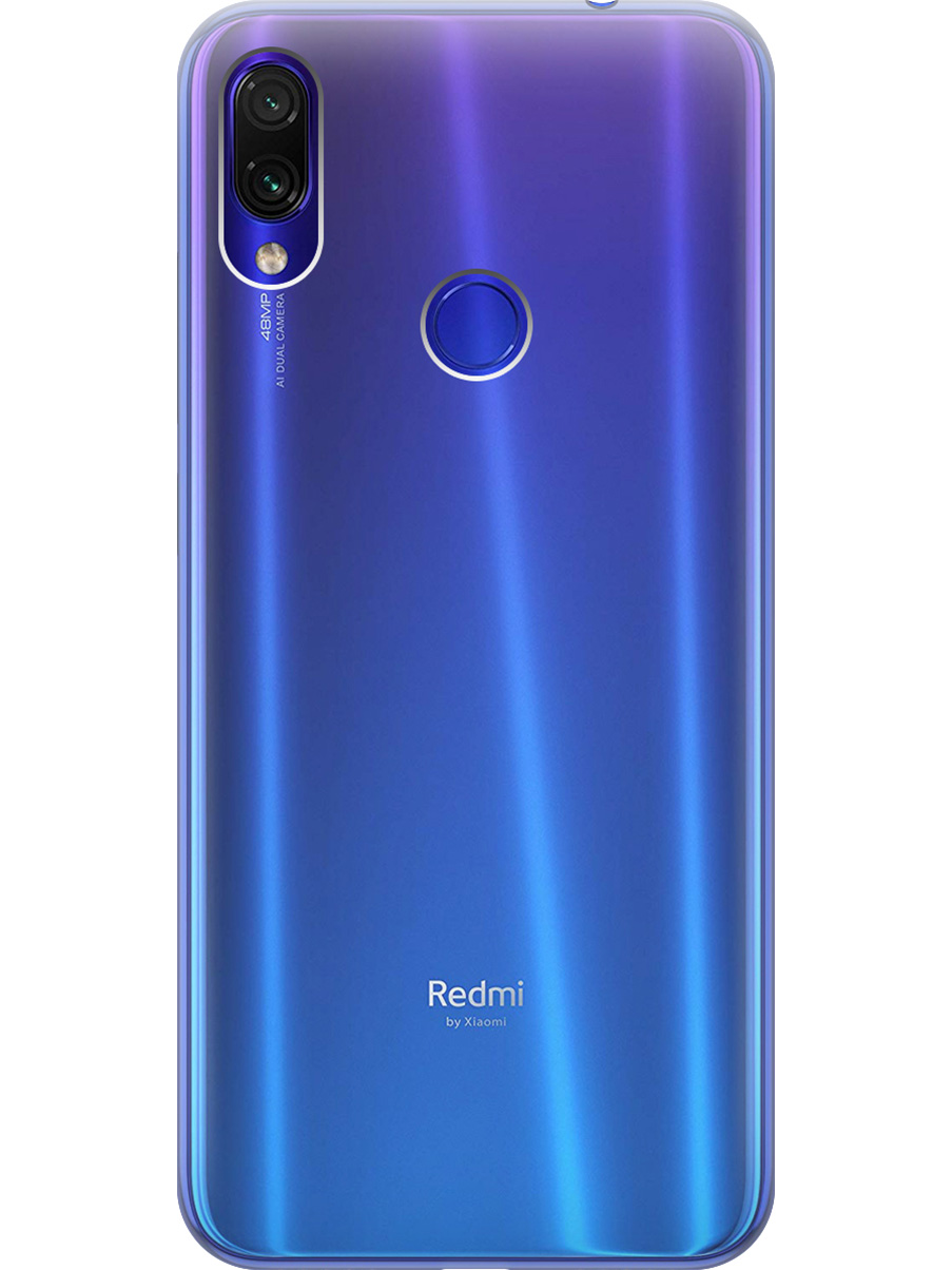 

Силиконовый чехол на Xiaomi Redmi Note 7/Note 7 Pro прозрачный, 720434931