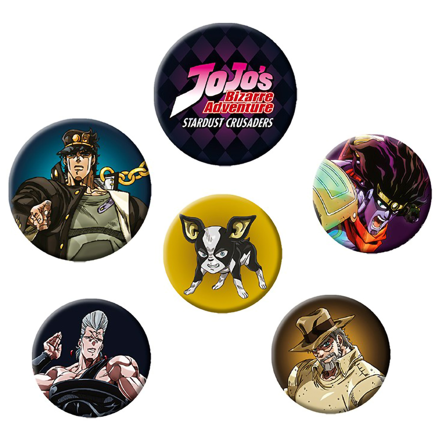 Набор значков ABYstyle Jojos Bizarre Adventure BP0781 6 шт 899₽