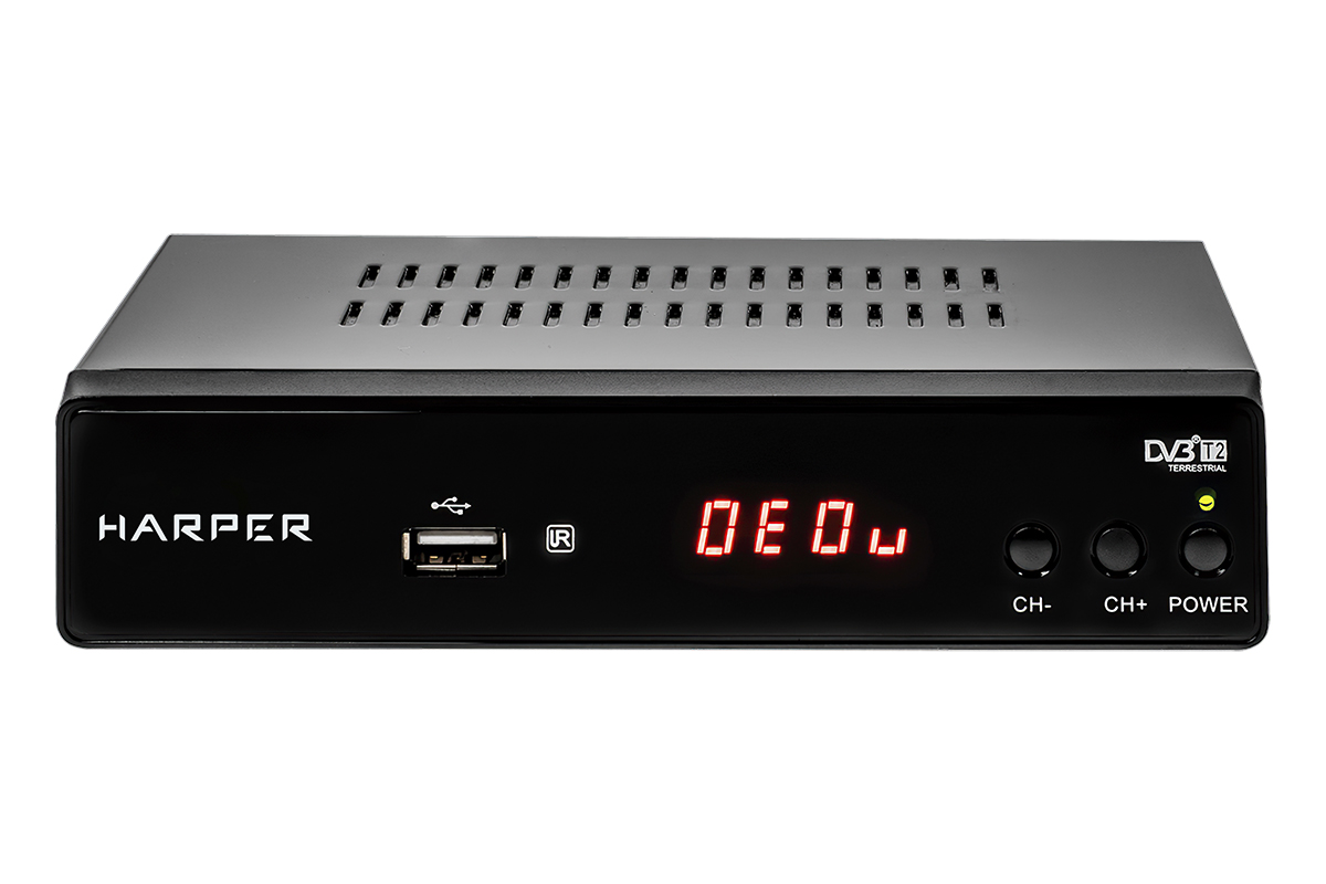 

DVB-T2 приставка Harper HDT2-5010 Black, HDT2-5010