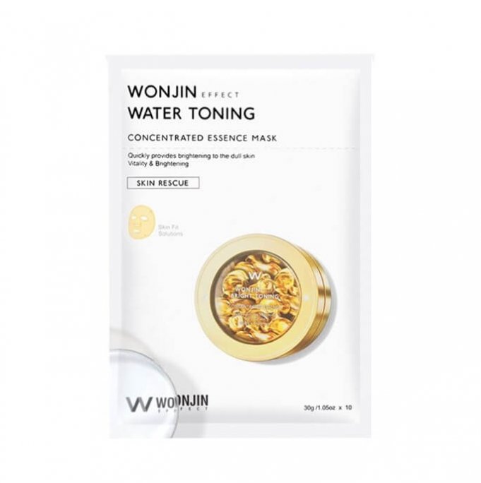 

Тканевая маска для лица Wonjin Water Toning Concentrated Essence Mask 4 шт, Тканевая маска для лица
