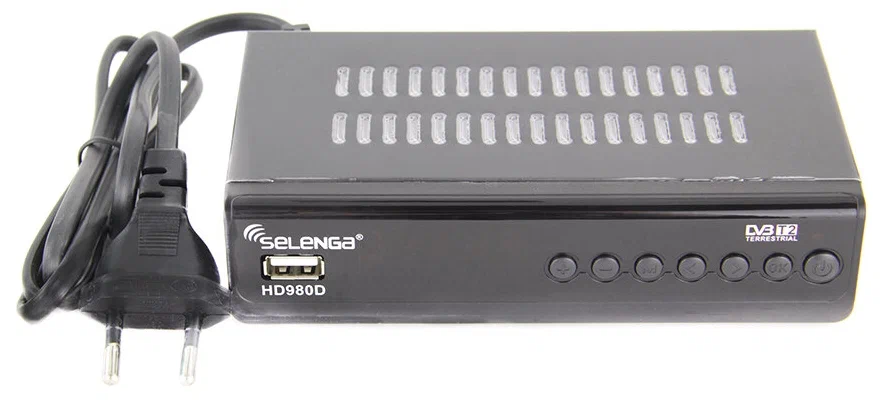 

Ресивер цифровой SELENGA HD980D эфирный DVB-T2/C тв приставка бесплатное тв тюнер медиапле