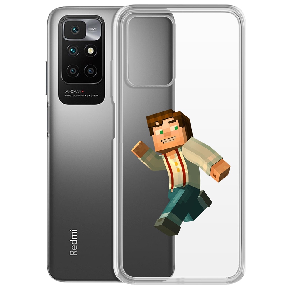 Чехол-накладка Minecraft-Джесси для Xiaomi Redmi 10