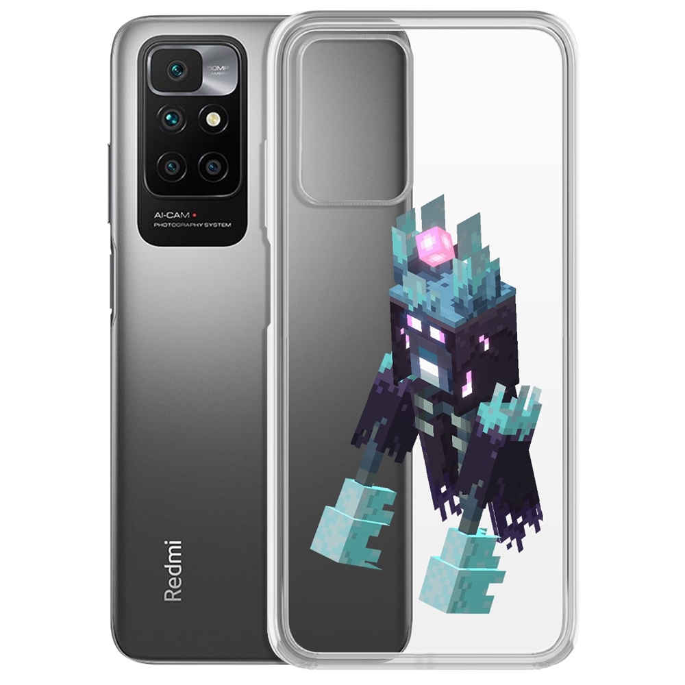 Чехол-накладка Minecraft-Несчастный Призрак для Xiaomi Redmi 10