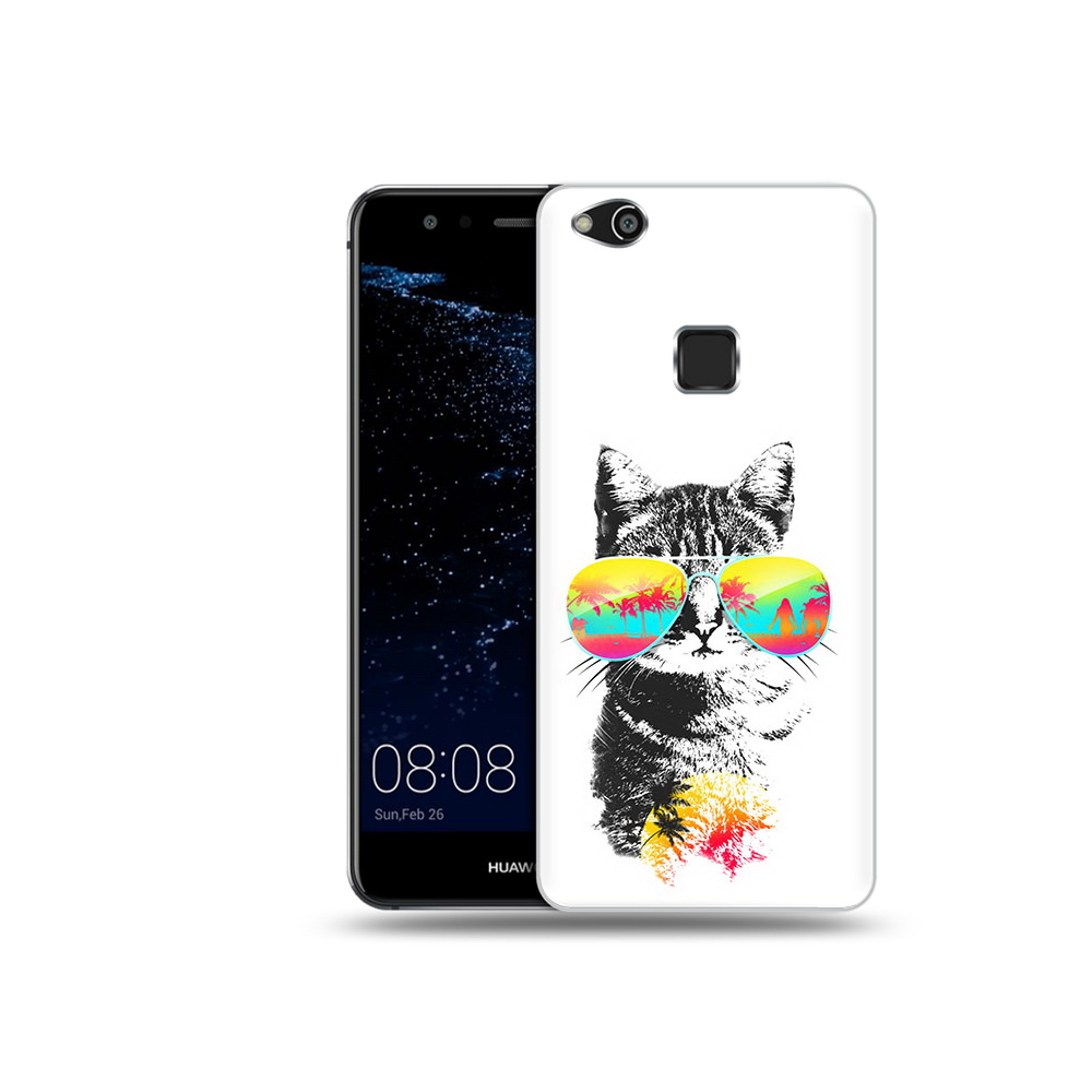 Чехол MyPads Tocco для Huawei P10 Lite крутой кот (PT62135.59.425)