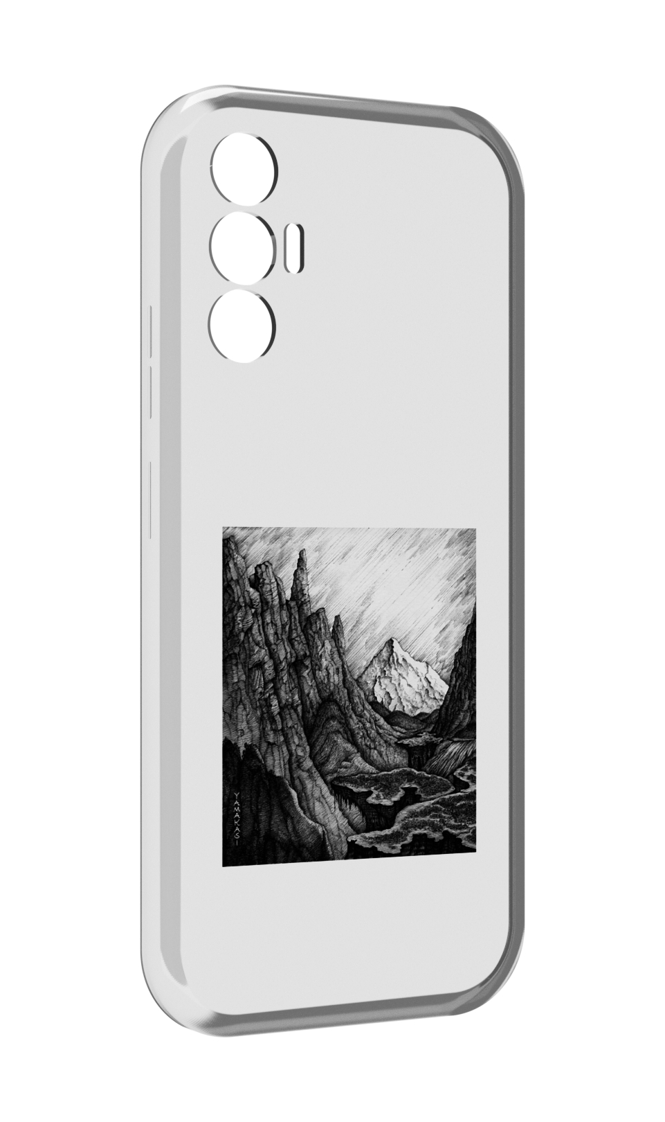 

Чехол MyPads Ямакаса Мияги и Энди Панда для Tecno Pova 3, Прозрачный, Tocco