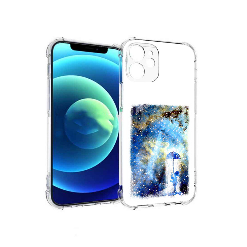 

Чехол MyPads Tocco для Apple iPhone 12 mini мальчик в небе (PT157566.610.455), Прозрачный, Tocco