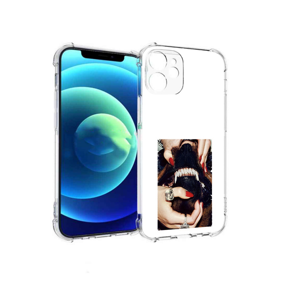 

Чехол MyPads Tocco для Apple iPhone 12 mini маникюр (PT157566.610.457), Прозрачный, Tocco