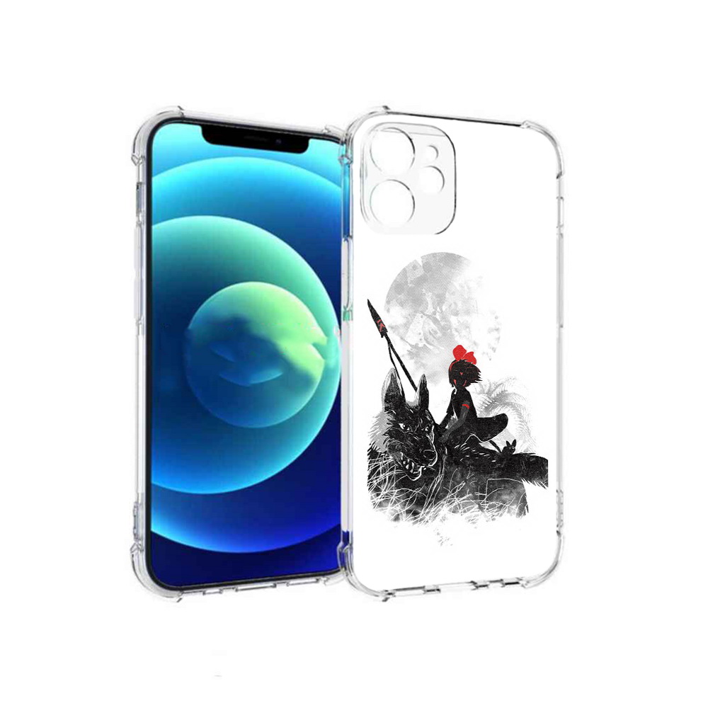 

Чехол MyPads Tocco для Apple iPhone 12 mini мононоке (PT157566.610.481), Прозрачный, Tocco