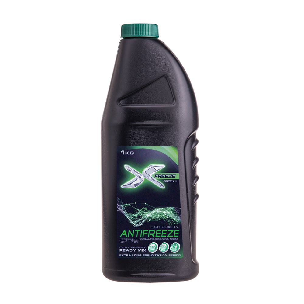 Антифриз X-Freeze Green, -40С зеленый, 1 кг